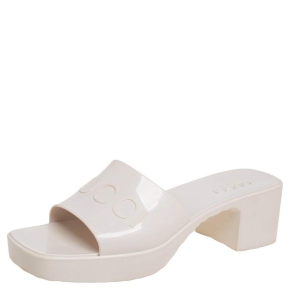 Gucci Rubber Sandal Mystic White! - Picture 2 of 4